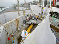 土木現場での設置状況